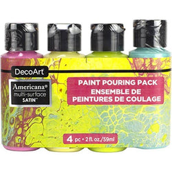 DecoArt Multi-Surface Satin Brights - 4 carton pack - Lilly Grace Crafts