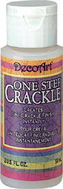 DecoArt One Step Crackle Med 2oz - Lilly Grace Crafts
