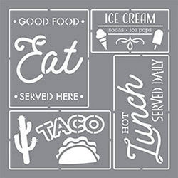 DecoArt Food Truck Signs - Lilly Grace Crafts