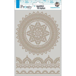 Yart Factory Chipb. mandala and borders 2 By Jolanda A5 - Lilly Grace Crafts