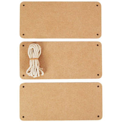 Yart Factory Three Hanging Message boards - MDF - Lilly Grace Crafts