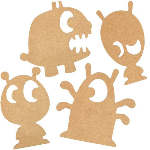 Pronty Crafts - Aliens - pack of 4 MDF - Lilly Grace Crafts