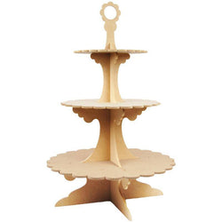 Yart Factory 3 Tier CupCake Stand 463x300mm - Lilly Grace Crafts