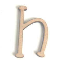 Yart Factory MDF Letter H - 28mm pk 10 - Lilly Grace Crafts