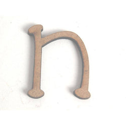Yart Factory MDF Letter N - 28mm pk 10 - Lilly Grace Crafts