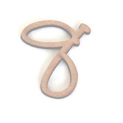 Yart Factory MDF Letter Q - 28mm pk 10 - Lilly Grace Crafts