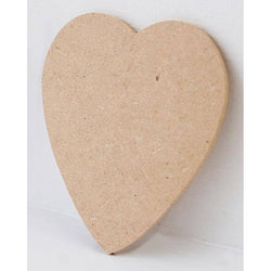Yart Factory Heart - 3mm MDF 77x90mm - pack of 6 - Lilly Grace Crafts