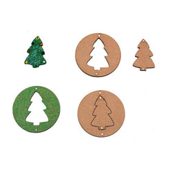 Yart Factory MDF Xmas Duo Deco Tree set 3 pieces - Lilly Grace Crafts