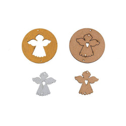 Yart Factory MDF Xmas Duo Deco Angel set 3 pieces - Lilly Grace Crafts