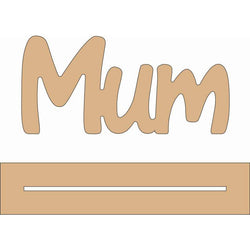 Yart Factory 4mm Word Mum and base - Lilly Grace Crafts