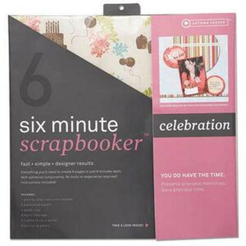 Creativity Inc. Min Scrapbook Kit 6 Minute 12 x 12-Celebration - Lilly Grace Crafts