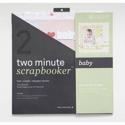 Creativity Inc. Mins Scrapbook Kit 2 Minute 12x12 Baby - Lilly Grace Crafts