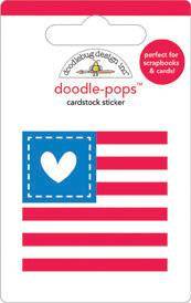 Doodle-Pops Red, White and Blue - Lilly Grace Crafts