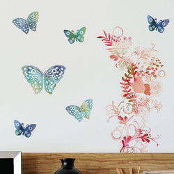 Diecuts Inc. Butterflies And Floral Spray - Lilly Grace Crafts