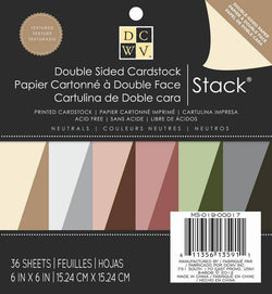 Diecuts Inc. 6X6 Neutrals Stack - Lilly Grace Crafts