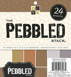 Diecuts Inc. 6X6 Pebbled Stack - Lilly Grace Crafts