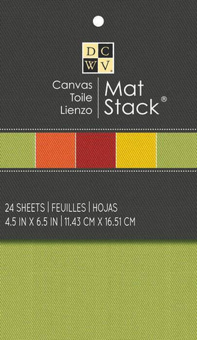 Diecuts Inc. Canvas Mat Stack 24 sheets - Lilly Grace Crafts