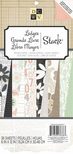Diecuts Inc. 6X12 Ledger Stack - Lilly Grace Crafts