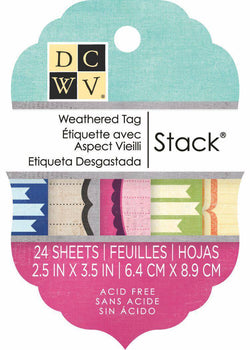 Diecuts Inc. 2X3 Weathered Tag Stack - Lilly Grace Crafts