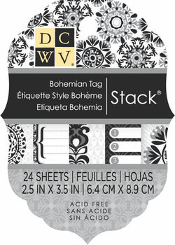 Diecuts Inc. 2X3 Bohemian Tag Stack - Lilly Grace Crafts