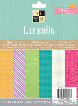 Diecuts Inc. Basic Solids cardstock paper pad - Lilly Grace Crafts