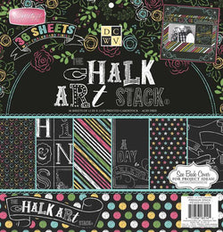 Diecuts Inc. Chalk Art Stack 12X12 paper pad 36 sheets - Lilly Grace Crafts