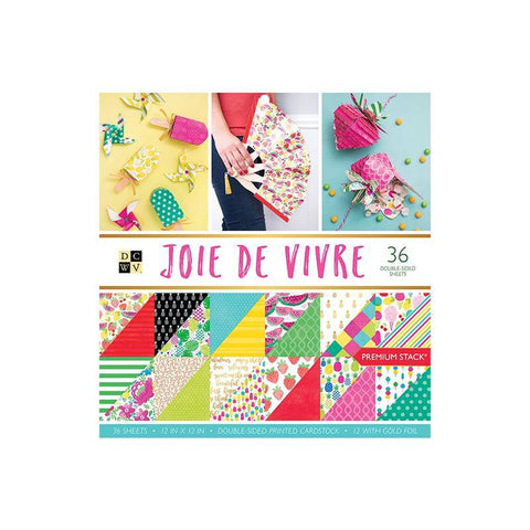 Diecuts Inc. 12x12 Joie De Vivre - 36 Shts - Lilly Grace Crafts