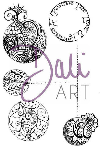 Daliart DaliART Clear Stamp Henna Baubles - Lilly Grace Crafts