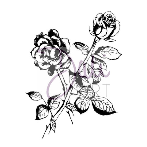 Daliart DaliART Clear Stamp Rose A6 - Lilly Grace Crafts