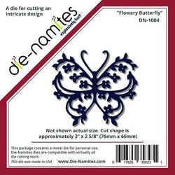 Die-Namites Die-Namites  Flowery Butterfly - Lilly Grace Crafts