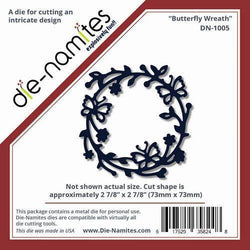 Die-Namites Die-Namites - Butterfly Wreath - Lilly Grace Crafts