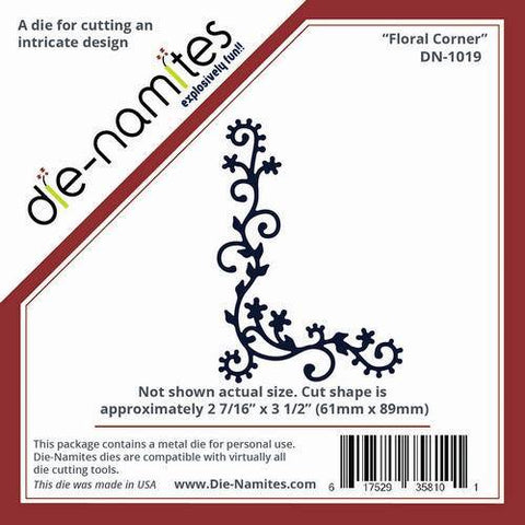 Die-Namites Die-Namites - Floral Corner - Lilly Grace Crafts