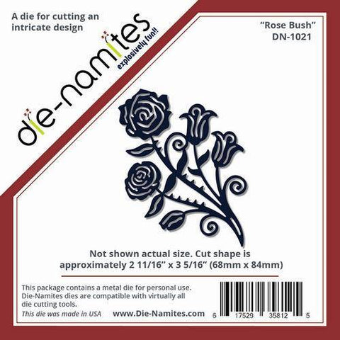 Die-Namites Die-Namites - Rose Bush - Lilly Grace Crafts