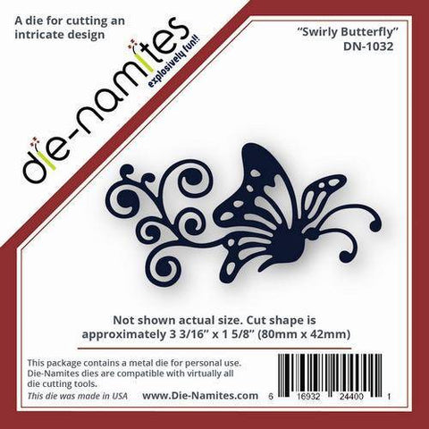 Die-Namites Die-Namites - Swirly Butterfly - Lilly Grace Crafts