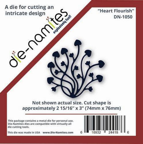 Die-Namites Die-Namites - Heart Flourish - Lilly Grace Crafts