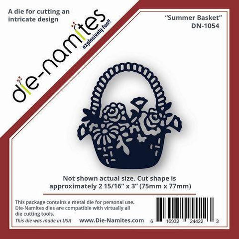 Die-Namites Die-Namites - Summer Basket - Lilly Grace Crafts