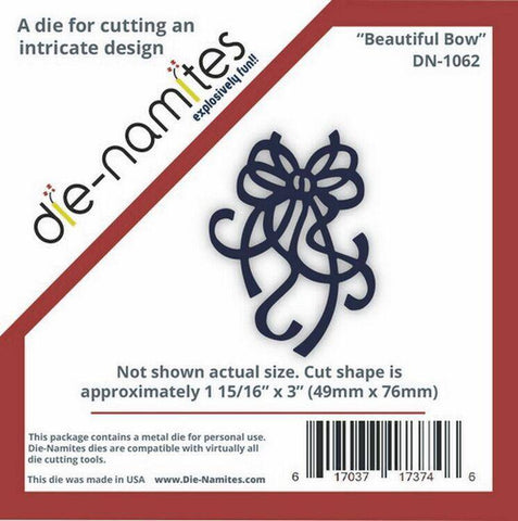 Die-Namites Die-Namites - Beautiful Bow - Lilly Grace Crafts