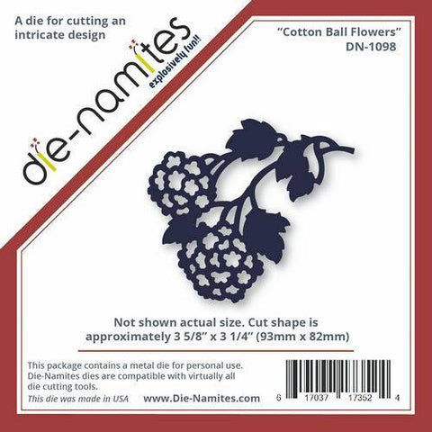 Die-Namites DieNamites Cotton Ball Flowers - Lilly Grace Crafts