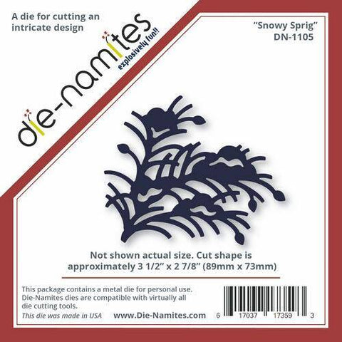 Die-Namites Die-Namites - Snowy Sprig - Lilly Grace Crafts