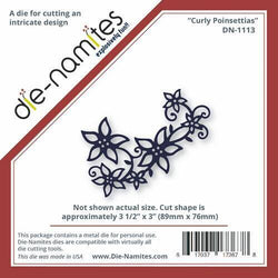 Die-Namites Die-Namites  Curly Poinsettias - Lilly Grace Crafts