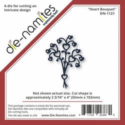 Die-Namites Die-Namites Heart Bouquet - Lilly Grace Crafts