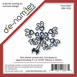 Die-Namites Die-Namites Love Kite - Lilly Grace Crafts