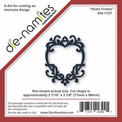 Die-Namites Die-Namites Elegant Heart Frame - Lilly Grace Crafts