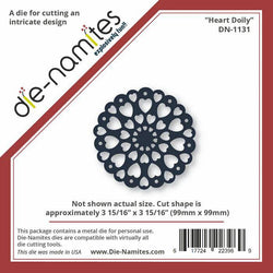 Die-Namites Die-Namites Heart Doily - Lilly Grace Crafts