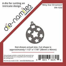 Die-Namites Bitty Star Ornament - Lilly Grace Crafts
