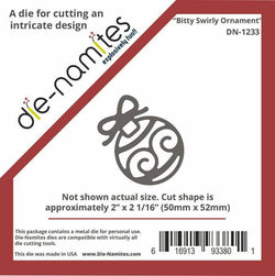 Die-Namites Bitty Swirly Ornament - Lilly Grace Crafts
