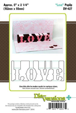 Die-Versions Love PopUp - Lilly Grace Crafts