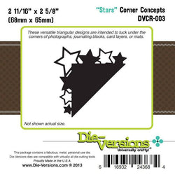 Die-Versions Corner Concepts - Stars - Lilly Grace Crafts