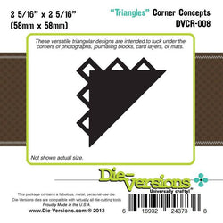 Die-Versions Corner Concepts - Triangles - Lilly Grace Crafts