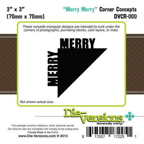 Die-Versions Corner Concepts - Merry Merry - Lilly Grace Crafts